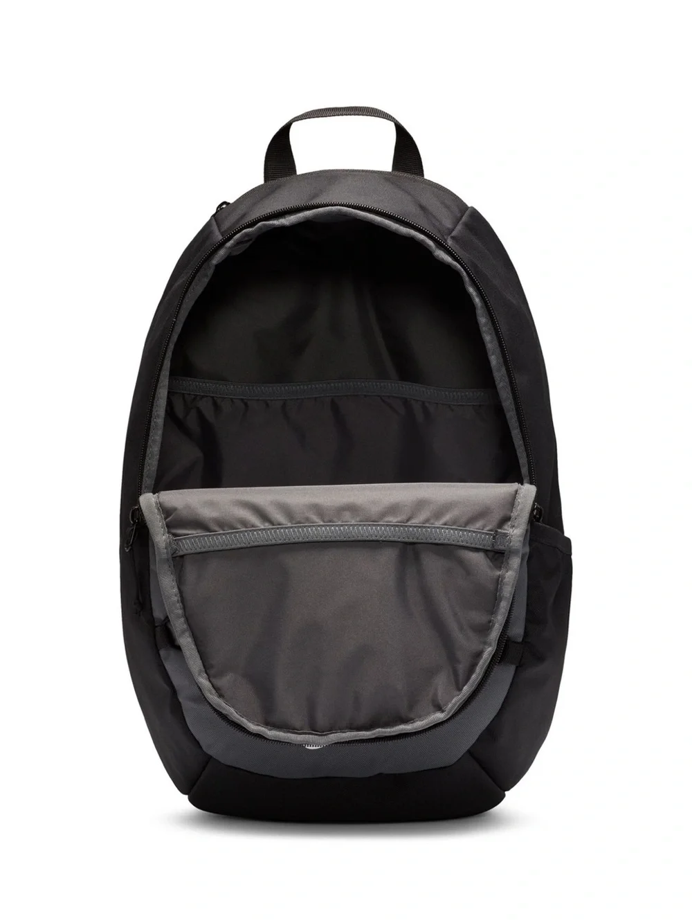 Nike Air Max Backpack 21L Large Book Bag bungee cord front zip black gray NWT